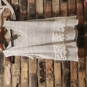 Tiered Knit Sleeveless Top